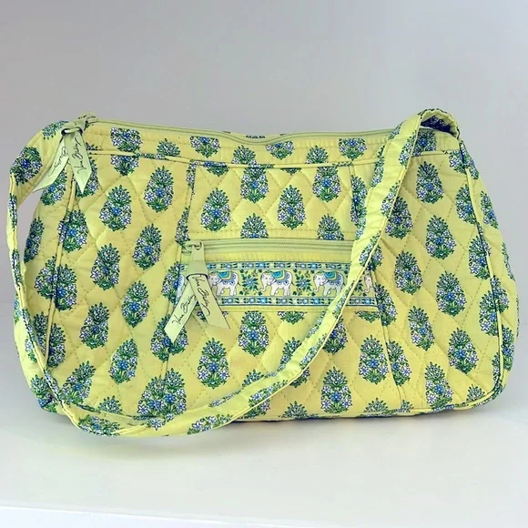 NWOT Vera Bradley shoulder tote in citrus - Picture 1 of 3